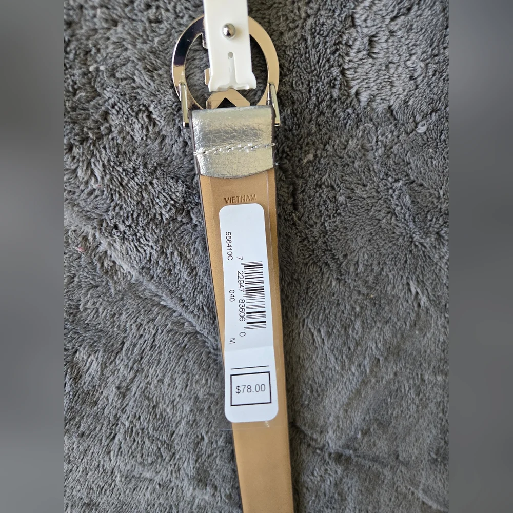 Michael Kors Belt sz Medium Silver - Picture 6 of 7